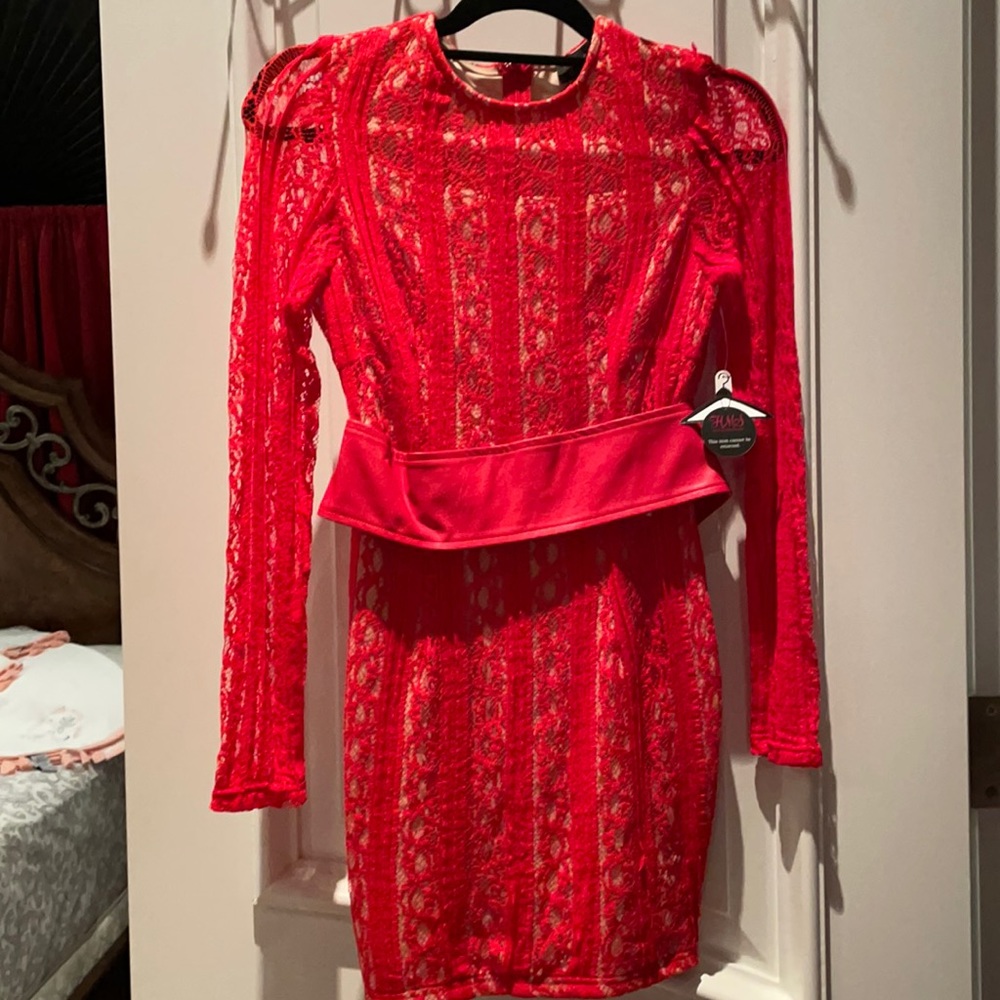 Red Hot Miami Styles Short Red Dress